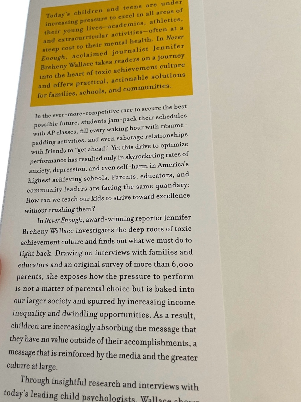 Never Enough by Jennifer Breheny Wallace - Picture 4 of 7